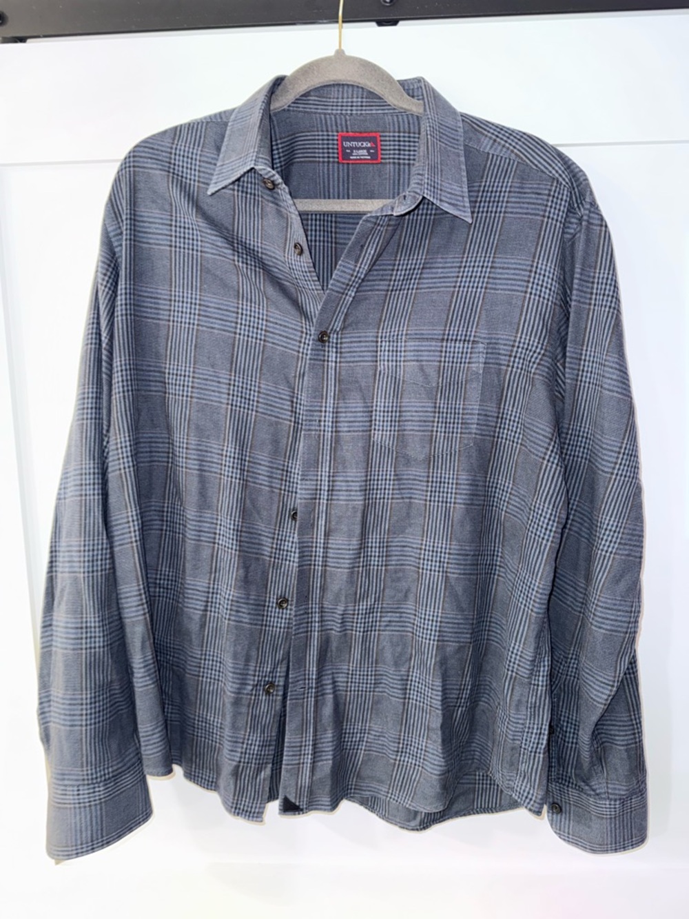 UNTUCKit Plaid Casual Button-Down Shirt